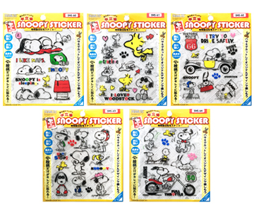 Snoopy 転写ステッカー 1point Color Sns 60 Sns 61 Sns 62 Sns 63 Sns 64 株式会社アークス スマホアクセサリー ヘルメット Bluetooth関連商品